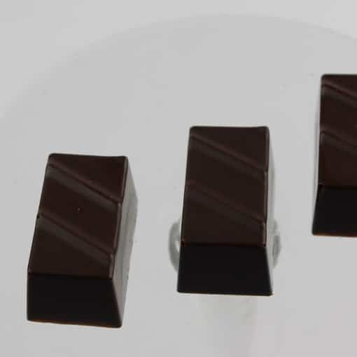 Chokoladeform Regtangel m to streger